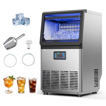 Ice maker VEVOR, 36 kg/24 h, 6 kg capacity, 39 × 66 × 39 cm