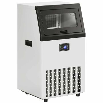 Ice cube maker, 55 kg/24 h, 13 kg capacity, 40.9 × 45 × 80.4 cm