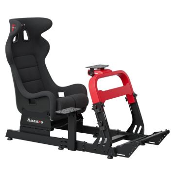 Lenktynių simuliatoriaus kokpitas Huzaro Speed 8.3, 52 × 105 × 64 cm