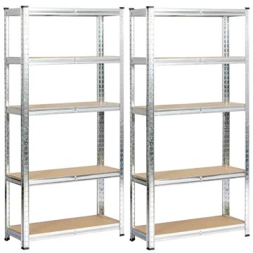 Shelving set AkordV2, 2 shelves, 70 × 154 × 30 cm