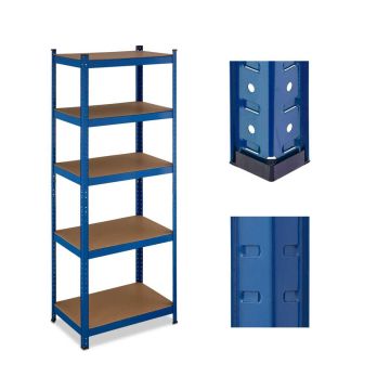 Lentynų sistema Relaxdays 10047782.0, 5 MDF lentynos, 70 × 180 × 45 cm