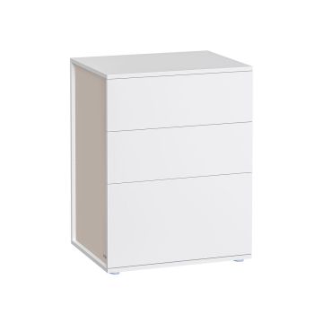 Приставной столик 35x45x58,7см., белый