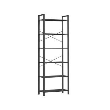 Полка 30x66x186см., черная