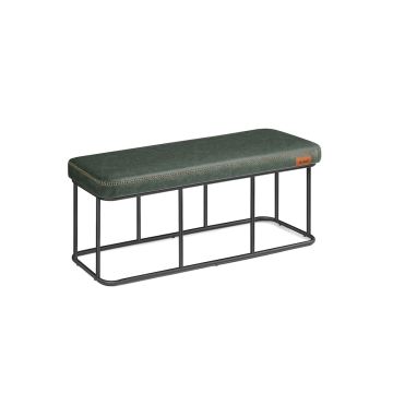Пуф 40x120x45см., темно-зеленый/черный