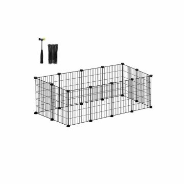 Вольер для мелких животных из металла 123 x 63 x 41 см, черный
