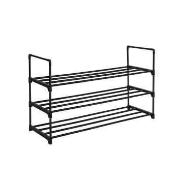 Полка для обуви 92x30,5x55см., черная