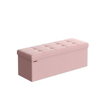 Пуф 38x110x38см., розовый