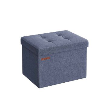 Пуф 31x41x31см., синего цвета