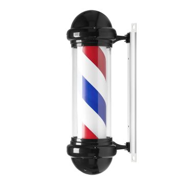 Ceiling light for hair salons Gabbiano, red/white/blue