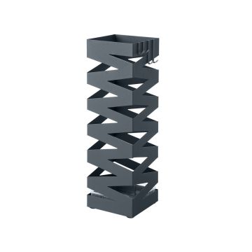 Подставка для зонта 15,5x15,5x49см., темно-серая