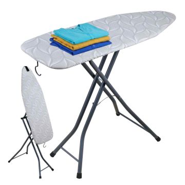 Lyginimo lenta ir garinimo stovas „Relaxdays“ 10053813.0, 2 viename, 109,5 × 87 × 44 cm