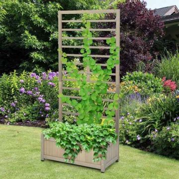 Grid with grid, removable bottom, 80.01 × 40.64 × 172.72 cm