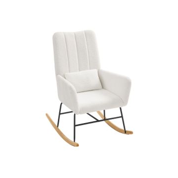 Supama kėdė 89,5x67,5x106cm., baltos spalvos