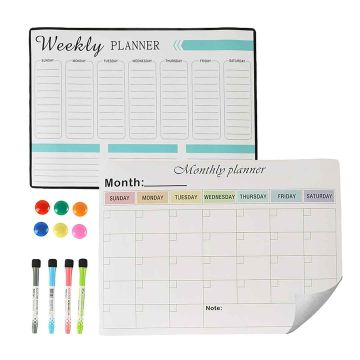 Magnetinių planavimo lentų rinkinys Relaxdays 10051593.0, 2 vnt, 30 × 42 cm