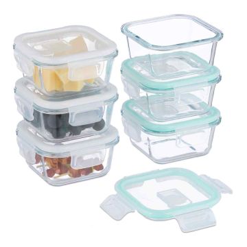 Maisto saugojimo indai Relaxdays 10050118_8078, 6 × 320 ml, 12 × 6 × 12 cm
