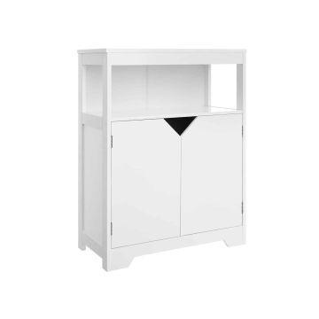 Шкаф под мрамор 60 x 30 x 80 см, белый