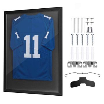 T-shirt display case VEVOR ZSK-354-W, vertical, Black, 90 × 70 × 3 cm