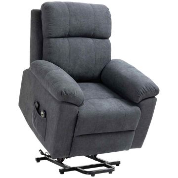 Массажное кресло Homcom 89x99x103см, темно-серого цвета
