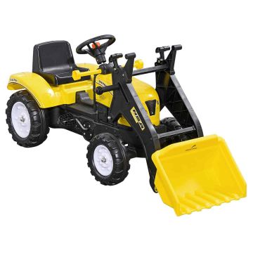 Stumiamas automobilis vaikams Homcom 114x41x52cm., juodos/geltonos spalvos
