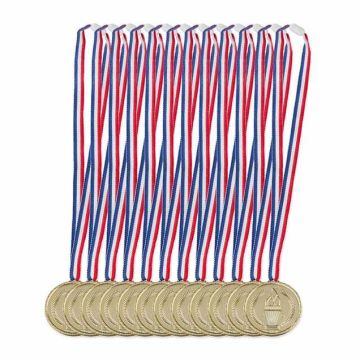 Medaliai vaikams Relaxdays 10024243.0, 12 vnt, Ø 5 × 0,5 cm