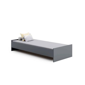 Lova Karo 204x37x94 cm, pilkos spalvos