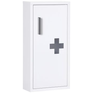 Medicininė spintelė Kleankin 30x12x60cm., baltos spalvos