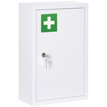 Medicininė spintelė Kleankin 30x14x46cm., baltos spalvos