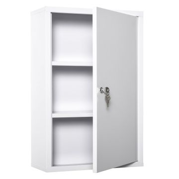 Medicininė spintelė Kleankin 40x18x60cm., baltos spalvos