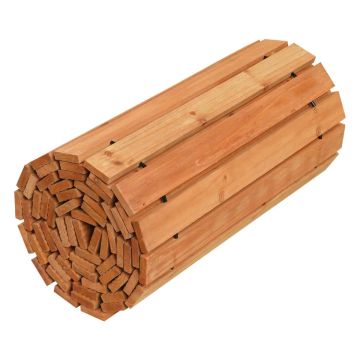 Medinis sodo takelis, 366 cm ilgio, 56 cm pločio, iš natūralios kedro medienos