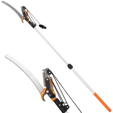 Tree pruning saw, telescopic, 199 × 20 × 3.3 cm