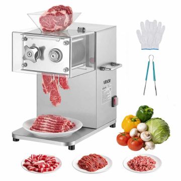 Машина для нарезки мяса VEVOR 90, 850 Вт, 5 мм, 353 × 430 × 227 мм