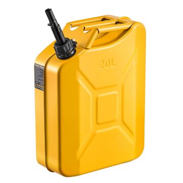 Металлическая канистра VEVOR Yoilp3001, 20 л, Жёлтая, 360 × 180 × 510 мм