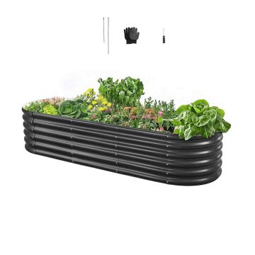 Металлическая высокая грядка VEVOR GM61003-200X60X42CM, 200 × 60 × 42 см
