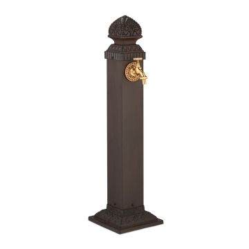 Metalinis piliastro formos fontanas Relaxdays 10051152_93, 21 × 81 × 24,5 cm