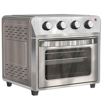 Mini convection oven 24 l, silver, 6 heating modes, timer