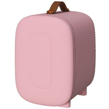 Mini cosmetic refrigerator, 4 l, Pink, 20.3 × 26.3 × 28 cm