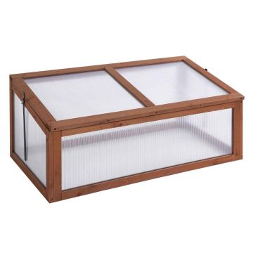 Mini greenhouse, Brown, 100 × 65 × 40 cm