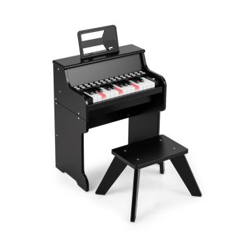 Mini skaitmeninis pianinas, 25 klavišai, su taburete, 38 × 24 × 47 cm