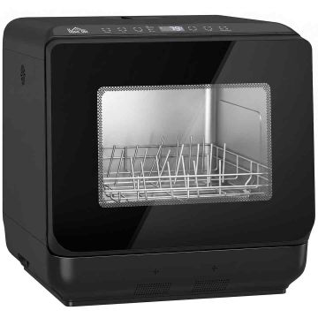 Mini tabletop dishwasher, 6 l, 5 programs, 45 × 45.8 × 44 cm