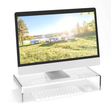 Monitoriaus stovas Relaxdays 10049369.0, 50 × 10 × 20 cm