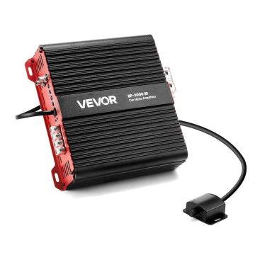 Автомобильный моноблок VEVOR BP-3000.1D, 3000 Вт, 1 канал, 1/2/4 Ω, 221 × 225 × 67 мм