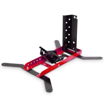 Motorcycle transport stand Bituxx, 6 settings, red, 77.5 × 61 × 40 cm
