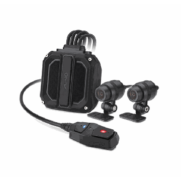 Motociklo vaizdo registratorius Mio MiVue M820WD, dvigubas objektyvas