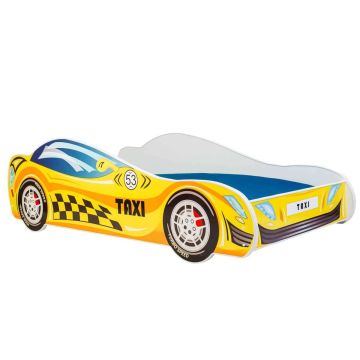 Детская кроватка Car II с матрасом 165 см x 84 см x 49 см, для такси.
