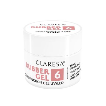 Гель для ногтей Claresa Rubber Gel, 12 г, Розовый