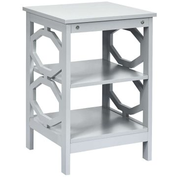 Naktinis staliukas, 3 pakopos, 40,64 × 60,96 × 40,64 cm