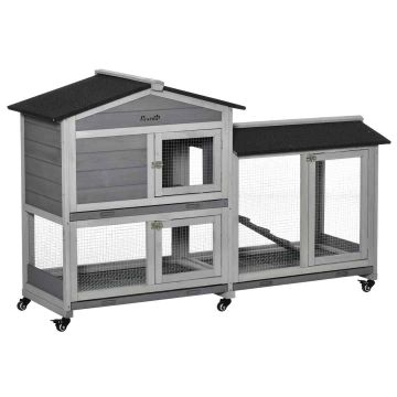 Cage for small animals, 2 levels, 157.4 × 99.5 × 53 cm
