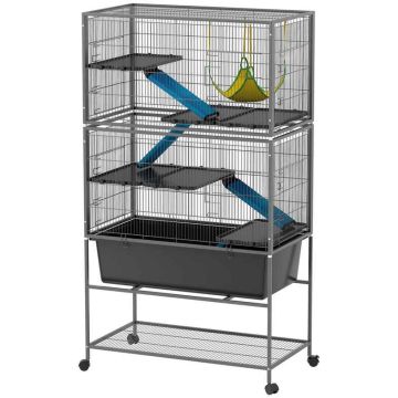 Cage for small animals, 5 levels, 88 × 150.5 × 48 cm