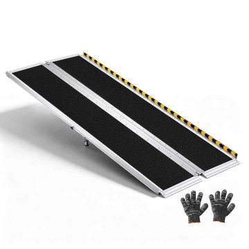 Пандус для инвалидной коляски VEVOR HXZDPD72, складной, 183 × 74,5 × 8,5 см