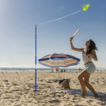 Nešiojamas tetherball rinkinys, 2 teniso lazdos